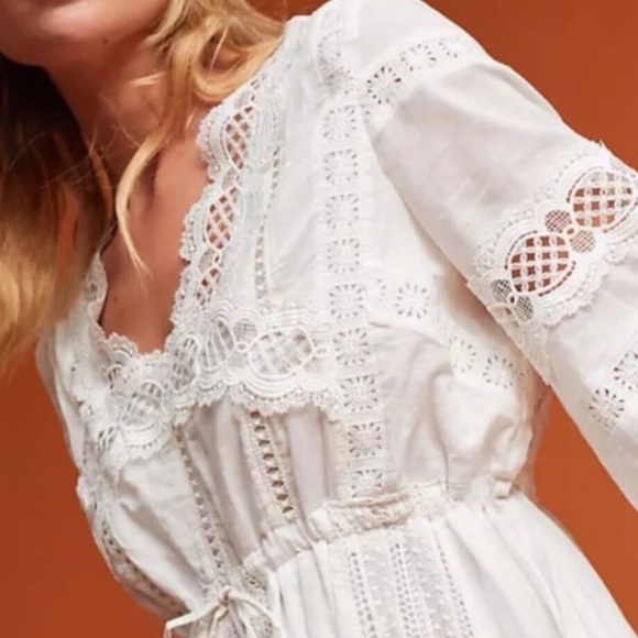 Anthropologie Eri + Ali Gustavia Peasant Prairie Dress - Picture 3 of 6